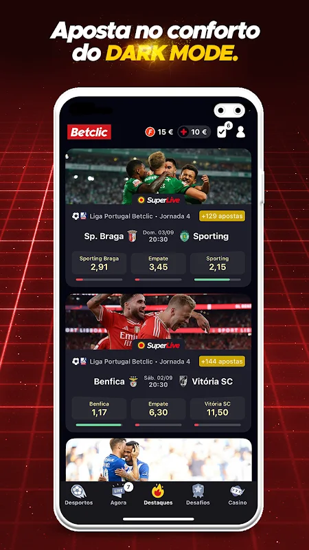 Betclic Képernyőkép 3
